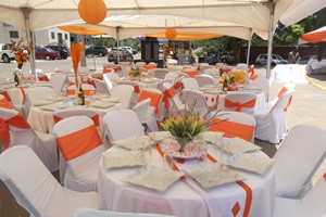 An image of an Otaten tent hire