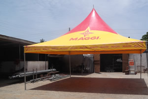 An image of an Otaten tent hire